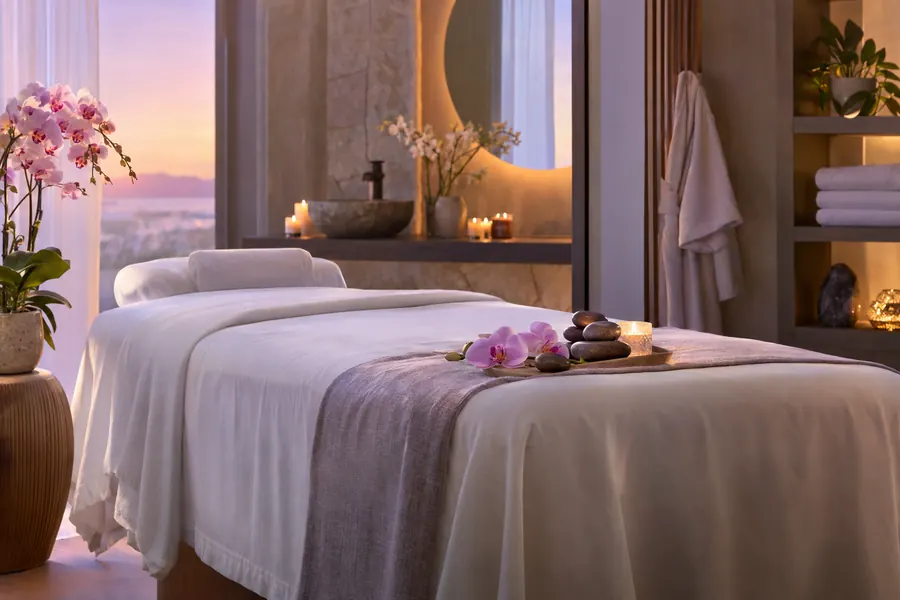 Spa room photo made for the Aura Revival concept
