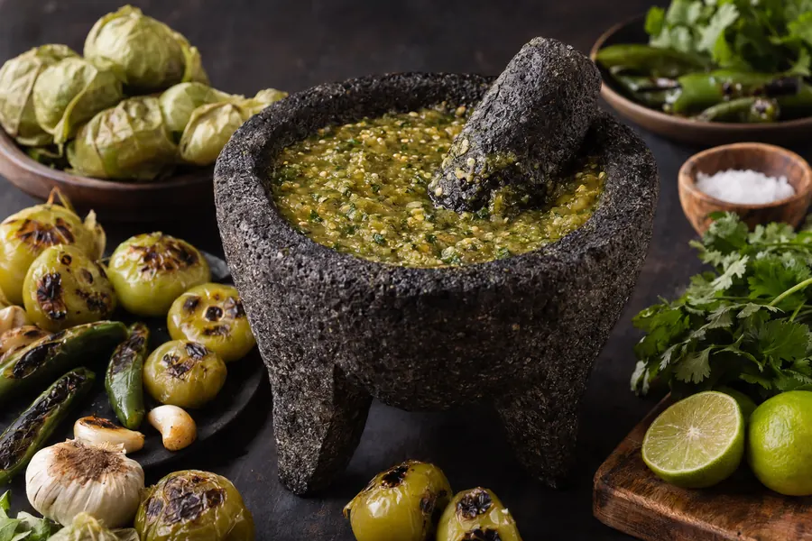 Molcajete salsa photo made for the Molcajete Kitchen concept